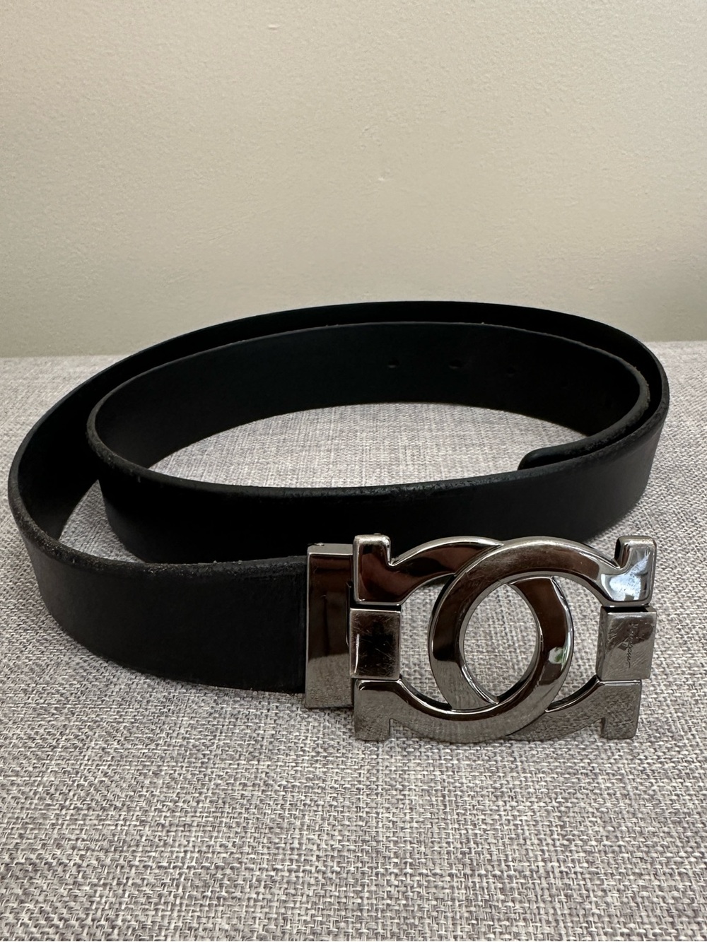 Salvatore Ferragamo Men’s Gancini Belt | Size 38